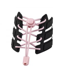 No Tie Elastic Safety Shoelaces for Adults and Children-Pink