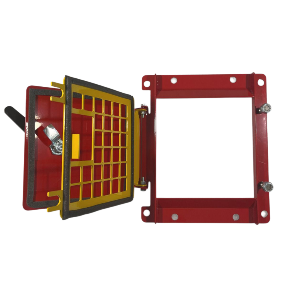 Conveyor Chute Inspection Door - Open